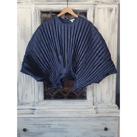 Nikasha Pleated Blouse Anthropologie - New Medium - Picture 7 of 8